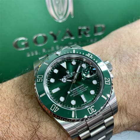 Rolex submariner green case